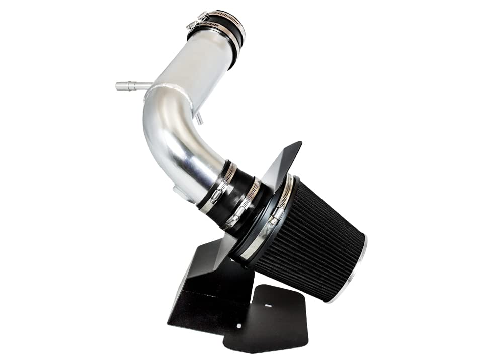 RTUNES RACING - BLACK - COLD AIR INTAKE w/HEAT SHIELD KIT Compatible For 11-19 Ford EXPLORER 3.5L