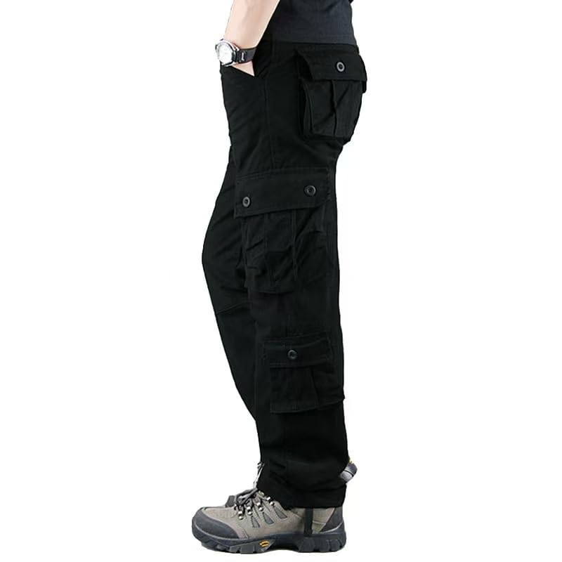 La Mejor Lista de Pantalon Casual disponible en línea. 47 T-FOUR Pantalones Casuales para Hombres (MX/US, Numérica, 38, Regular, Regular, Negro)