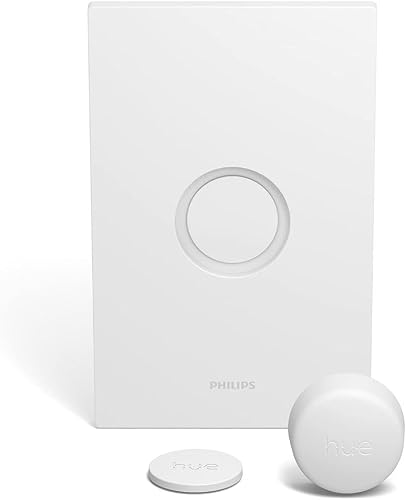 Miniatura 5 de Philips Hue 553925​ Kit de inicio de botón inteligente con base de ambiente blanco (60 W) funciona con Amazon Alexa, Google Assistant, Apple HomeKit