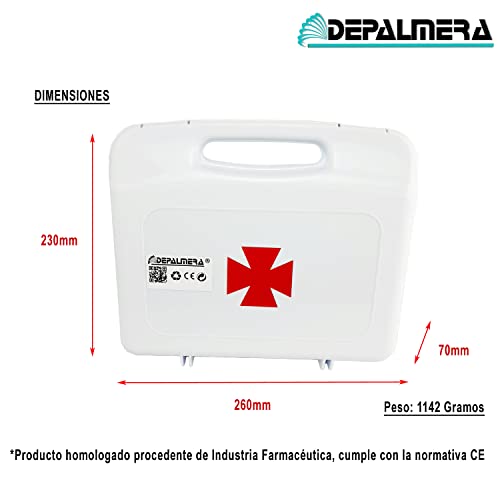 Variante de DEPALMERA botiquin primeros auxilios Maletín 260×70×230mm