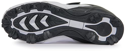 Kids Baseball Cleats - Youth Rubber Molded Softball Cleat - Boys Girls Low Top Athletic Shoes3