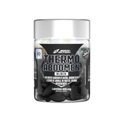 Thermo Abdomen Black Pote 60 Comprimidos Bodyaction