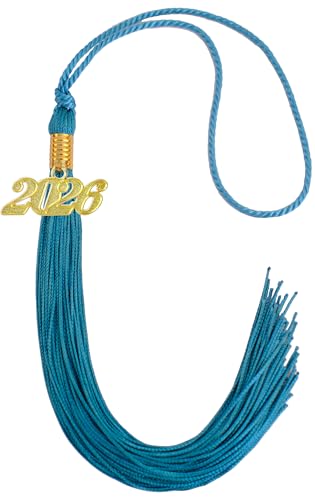 Image of 2026 Tassel Graduation,Teal Tassel 2026 for Grad Cap and Graduation Ceremony Accessory Decoration