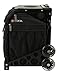 Zuca Obsidian Sport Insert Bag (Black w/red & White Logo Embroidery) with Black Non-Flashing-Wheels Sport Frame