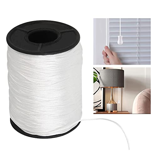 SCHYIDA Rollo de Cordón para Persianas de 150 Yardas Hilo para Estores de 1 mm Cuerda Trenzada de...