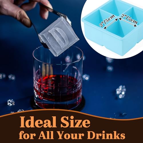 Molde de silicona para cubos de hielo personalizados miniatura 3