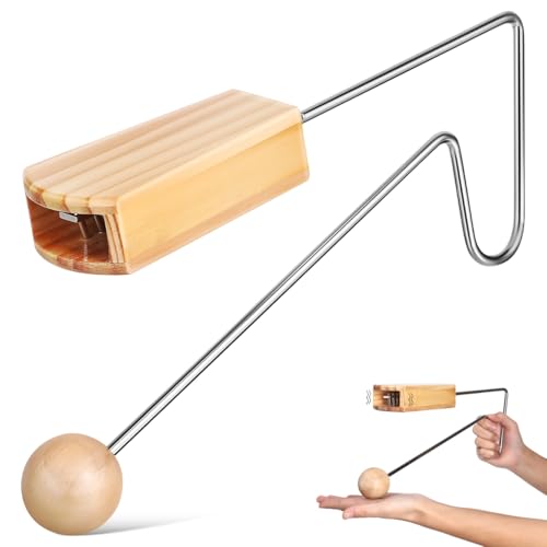 Milisten Vibraslap Percussion Handheld Wooden Sound Effect Instrument