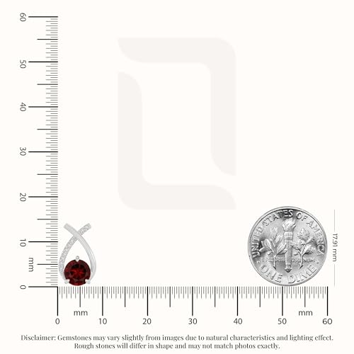 Natural Gemstone Fishtail Stud Earrings for Women in 925 Silver/18K Yellow/Rose Gold Vermeil with Moissanite, Birthstone Jewelry Gifts for Her Birthday, Wedding Anniversary, Mothers Day, Christmas3