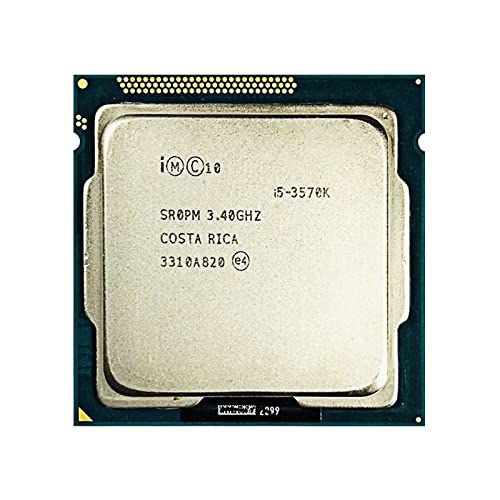 CPU I5-3570K I5 3570K 3.4 GHz Quad-Core Quad-Thread CPU Processor 6M 77W LGA 1155, Powerful Computer Motherboard Access