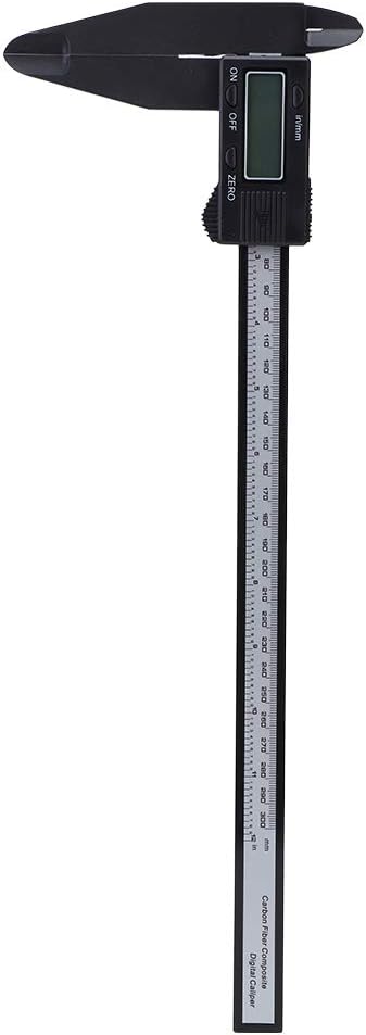 Digital Caliper 0-300mm Electronic Micrometer Ruler Precision Measuring Tool Vernier Caliper (300MM long claw carbon caliper)