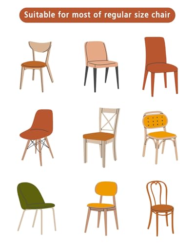 Gsypo CHAIRS COVERS 4Pcs Fall Chair Back Covers, Thanksgiving Dining Chair Covers Gnome Pumpkin Maple Leaf Autumn Chair Slipcovers thumb #6