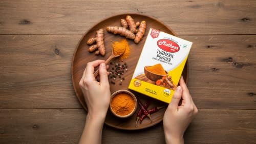 Image of MOTHERS SPPL Turmeric Powder 100gm Pack of 3 Pure, Fine-Ground Haldi with Bright Natural Yellow Colour & Rich Aroma Essential Haldi Powder for Everyday Indian Cooking
