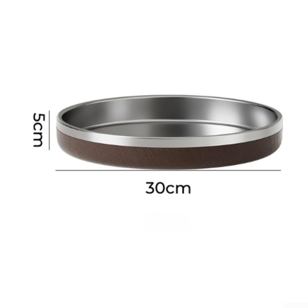 Drehbarer Gewürz-Organizer für Schrankregal – leichtgängiger Spin für Susan für Gewürze, Flaschen, Dosen – wasserdicht für die Oberfläche, Küche, 30 cm (B)