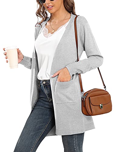 Image of VIISHOW Women's Classic Cardigans Long Sleeve Open Front Casual Knit Cardigan Sweaters Coat Soft Outwear