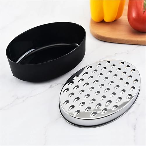 Rallador de Queso con Contenedor Acero Inoxidable 3 Piezas miniatura 5