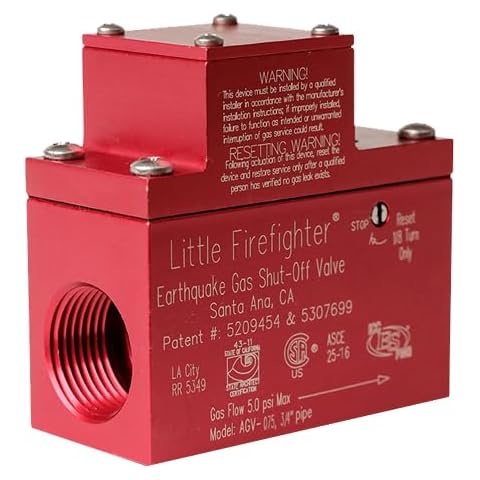 Generic Earthquake Shut-off Valve AGV075 Cover