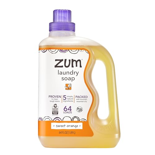 Indigo Wild Zum Clean Laundry Soap - Plant-Based Liquid Laundry Soap - Contains Baking Soda,...