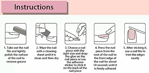 Image of Secret Lives acrylic press on nails designer artifical nails extension almond shape with pink glitter and white color with silver line color 24 pieces set with glue sheet