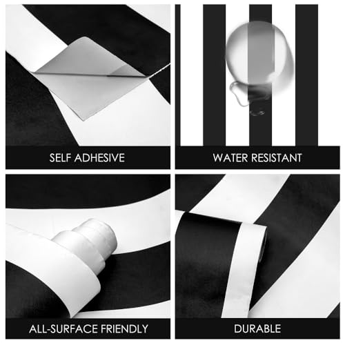 Image of Jig-Tik 60 x 200 CM Self-Adhesive Wallpaper for Walls | Premium Decorative Peel & Stick Covering | Durable Smooth Finish | Home, Hotel & Living Room Decor (Pack of 6, 77.52 Sq. Ft. Approx)