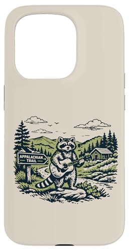 Appalachian Trail Feral Raccoon Bluegrass Guitar �X�}�z�P�[�X iPhone 15 Pro �p