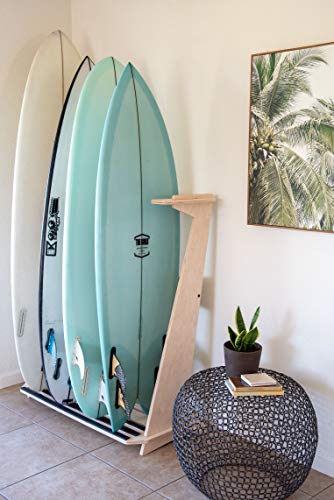 The Pacifica Freestanding Surfboard Display Rack (Holds 4 Boards) #TOP1