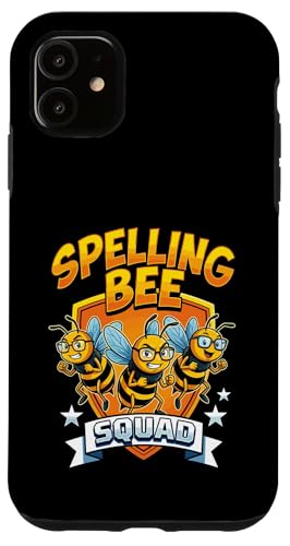 Spelling Bee Squad Cute Bees School Competition Team �X�}�z�P�[�X iPhone 11 �p