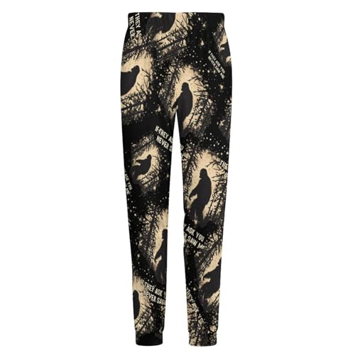 Bigfoot If They Ask You Never Saw Me Men's Pajama Pants Sleepwear PJ Bottoms Lounge Sleep Pant Nightwear4
