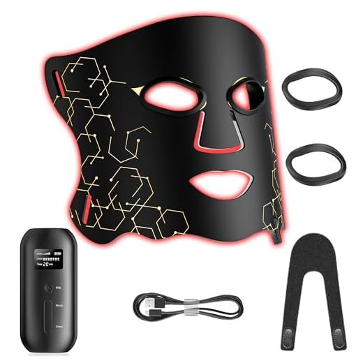 Aurphany Red Light Therapy Mask with Cooling Gel