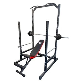 タフスタッフ　パワーラックプーリーセット+インクラインベンチ タフスタッフ パワーラック ハイロープーリー&スミスマシン