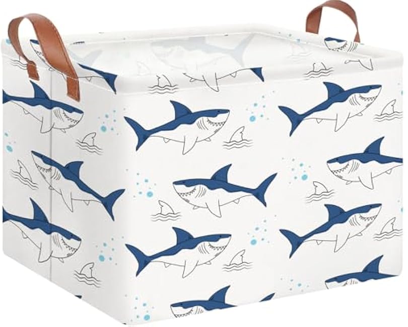 Rectangle Baksetball Print Storage Basket,Kid Toys Bin with Handles,Room Decor,Gift Basket(Basketball)