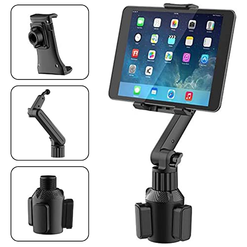 Porta-copos Suporte para Tablet 360° Ajustável Smart Phone Holder Car Inclinação 270° Base Triangula