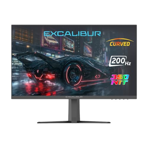 Casper Excalibur 23.6 inç Curved Gaming Monitör, 200Hz, 1ms, HDR10, VA Panel, 350 NIT