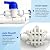 4 Stage Reverse Osmosis Deionization Water Fliter System, with Pressure Gauge and Deionization Water Filter, RO/DI Water Filtration System with Flushing Valve?100 GPD