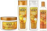 locken pflegeprodukte test Befeuchtet und entfrostet Cantu Coconut Curling Cream 12oz mit sulfatfreiem Shampoo & Conditioner 12oz & Sheabutter Feuchtigkeitsspendende Curl Activator Cream 12oz