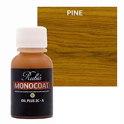 Rubio Monocoat Oil Plus 2C-A Sample Wood Stain Pine 20ml
