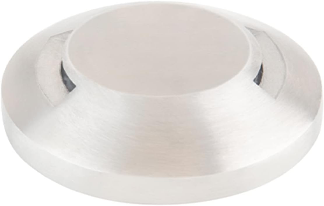 WAC Landscape Lighting, LED 2in 12V Round Beveled Quad Directional Top Surface Mounted Indicator Light 2700K Warm Built-in LED in Stainless Steel Coated with Bronze