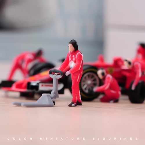 Figuras de Pit Crew a escala 1/64 en resin miniatura 3