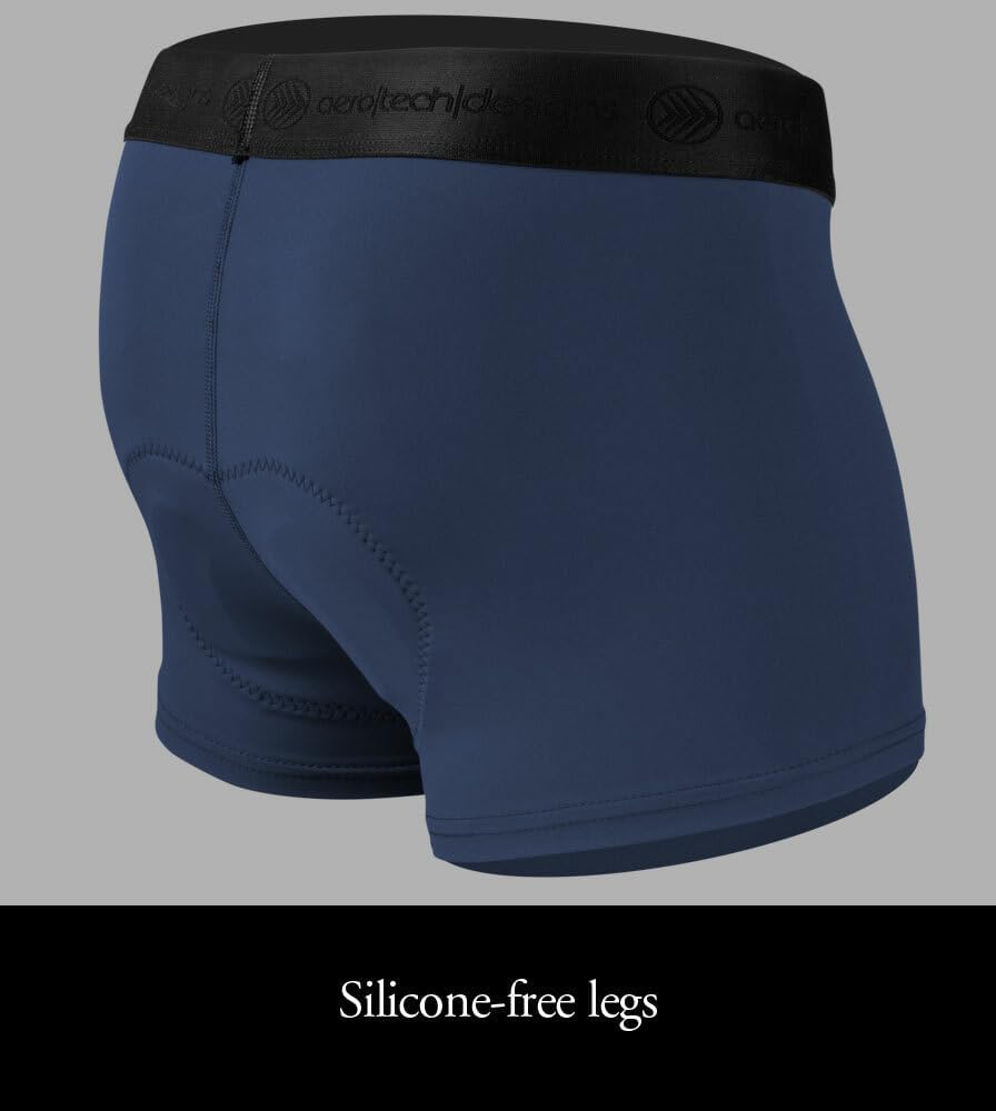 AERO|TECH|DESIGNS | Men's Soft Compression Cycling Underwear | High Performance Padded Liner | Made in the USA