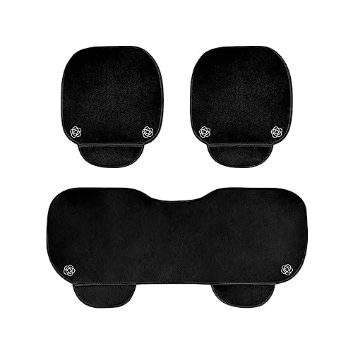 Housse de siège de voiture anti-transpiration, protège-siège universel 3pc fleur mignon