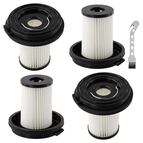 4Pack Replacement Filter Compatible with Bissell CleanView XR 200W/CleanView XR Pet 300w/Powerlifter Turbo Cordless Stick Vacuum Cleaner 3789,3789U,3789X,3797,3797V,3797W, Replace#1638010 Cover