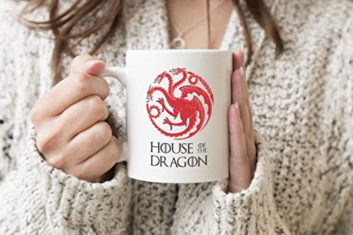 House Of The Dragon Daenerys Targaryen White Coffee Tea Mug Regular 312ml Cup