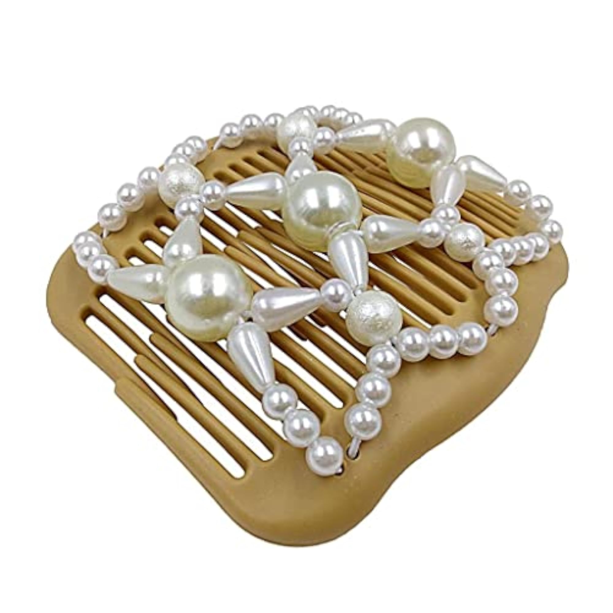 Women's Magic Elastic Hair Clips, Stretchy Double Hair Combs