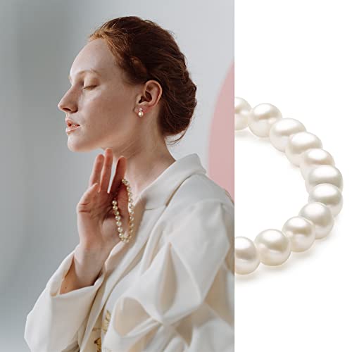 Pearlsays Natural Pearl Bracelets For Women 925 Sterling Silver Bracelets For Women Jewelry For Women Aaaa Quality Real White Freshwater Pearl From The Pearls Source (6.5, Classic Natural Pearl Sterling Silver Bracelet) #TOP3