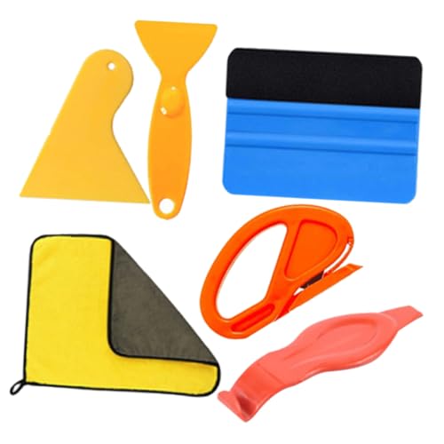 QUMIIRITY Kit Para Instalar Papel Tapiz Herramientas Para y Pegar Escobilla De Herramientas Para Film De Coche