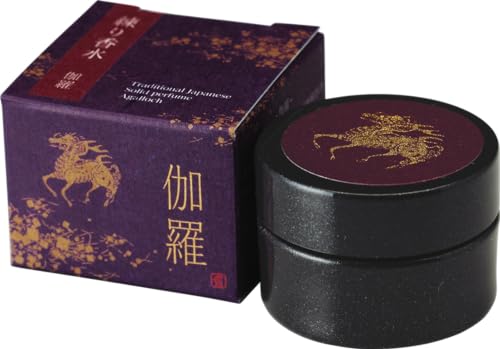 練り香水 メンズ レディース 白檀 ムスク 沈香 龍涎香 保湿 京都香彩堂 (伽羅)のサムネイル