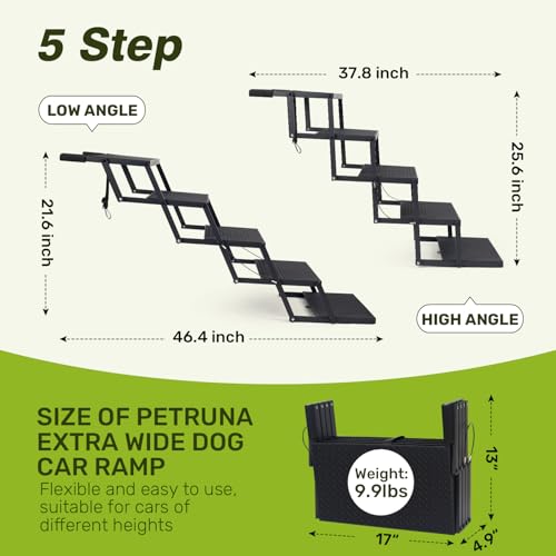 Upgraded Non-Slip Pet Stairs for SUV