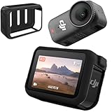 For DJI Osmo Nano ケース Greerass Osmo Nano 対応 カバー 保護カバー シリコン製 落下防止 柔らかい 軽量 レンズキャップ キズ防止 着脱簡単 (ブラック)