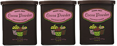 Trader Joe's Cocoa Powder Unsweetened 9 oz. (Pack of 3)