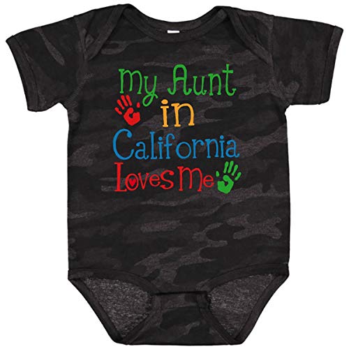 inktastic My Aunt in California Loves Me Baby Bodysuit