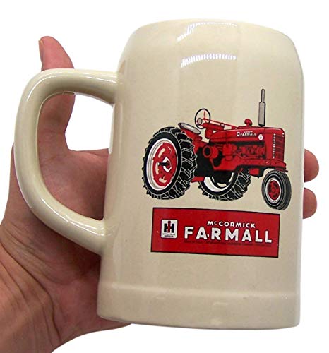 Cornellmccormickfarmall20ozmugwhitewithredtractor  Urban Country Home Decor Cornell mccormick farmall 20oz mug white with red tractor  urban country home decor